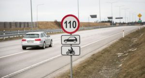 Sõiduauto rent Uudised Lubatud kiirus 110 km/h