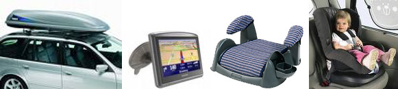 Extra equipment for the car